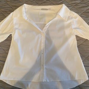 Alice & Olivia white blouse